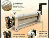 Ręczna walcarka do węzy pszczelej 280 mm, stop aluminium – zdjęcie 5