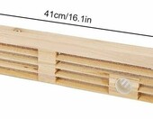 Drewniana pułapka na pyłek do wejścia ula, 41 cm – zdjęcie 2