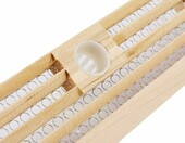Drewniana pułapka na pyłek do wejścia ula, 41 cm – zdjęcie 3