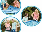 Intex 28200NP Basen stelażowy 305x76 cm – okrągły, niebieski – zdjęcie 3