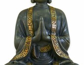 Zen'Light Posąg Budda medytujący 40 cm, efekt patyny – zdjęcie 1