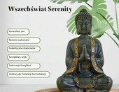 Zen'Light Posąg Budda medytujący 40 cm, efekt patyny – zdjęcie 2
