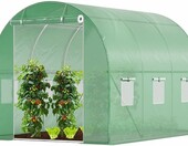 Vounot Tunel foliowy zimowy 3x2x2 m, 6 m², z oknami – zdjęcie 1