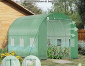 Vounot Tunel foliowy zimowy 3x2x2 m, 6 m², z oknami – zdjęcie 4