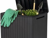 Keter City Box Skrzynia ogrodowa 113 l, ciemnoszara – zdjęcie 2