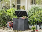 Keter City Box Skrzynia ogrodowa 113 l, ciemnoszara – zdjęcie 3