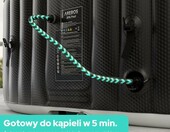 Arebos BALI – nadmuchiwane jacuzzi owalne 190x120 cm z podświetleniem LED – zdjęcie 4