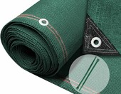Vounot Siatka maskująca ogrodzeniowa 1,5x10 m, zielona, 95% zacienienia – zdjęcie 1