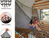 Btstil Siatka do wspinaczki na plac zabaw 1x3 m, dwuwarstwowa – zdjęcie 2