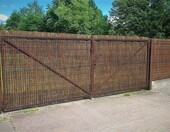 Mata wiklinowa ogrodowa 80x500 cm - naturalna osłona balkonowa – zdjęcie 2