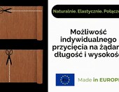 Mata wiklinowa ogrodowa 80x500 cm - naturalna osłona balkonowa – zdjęcie 3