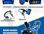 COSTWAY Odśnieżarka elektryczna 2300 W, szerokość robocza 50 cm – zdjęcie 3