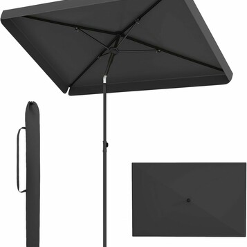 Parasol ogrodowy prostokątny 210x140 cm COSTWAY (stan nowy)