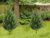 Sztuczne drzewko topiary iglaste 50 cm, zestaw 2 szt. – zdjęcie 4