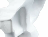 Durlo Zestaw 3 rzeźb greckich głów, żywica, biały – zdjęcie 5