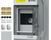 EYPINS Skrzynka rozdzielcza natynkowa IP66, 4 moduły, do ogrodu – zdjęcie 1
