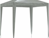 vidaXL Namiot imprezowy 200x200x240 cm, jasnoszary, PE i stal – zdjęcie 1