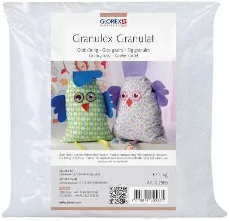 Glorex Granulex 1 kg - granulat wypelniajacy do zabawek