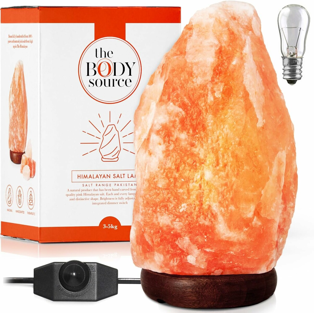 The Body Source Lampa solna himalajska średnia 3-5 kg – regulacja jasności