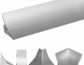 HOLZBRINK Listwa przyblatowa aluminiowa 23x23 mm 150 cm – zdjęcie 2