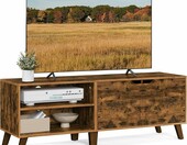 VASAGLE Szafka RTV 140 cm do 65 cali - szafka pod TV do pokoju młodzieżowego – zdjęcie 1