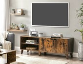 VASAGLE Szafka RTV 140 cm do 65 cali - szafka pod TV do pokoju młodzieżowego – zdjęcie 2