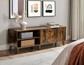VASAGLE Szafka RTV 140 cm do 65 cali - szafka pod TV do pokoju młodzieżowego – zdjęcie 3