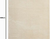 the carpet Relax – puszysty dywan do salonu 300x400 cm, beżowy – zdjęcie 2