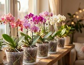 Garten Lux Doniczki do storczyków przezroczyste 17 cm, zestaw 10 szt. – zdjęcie 4