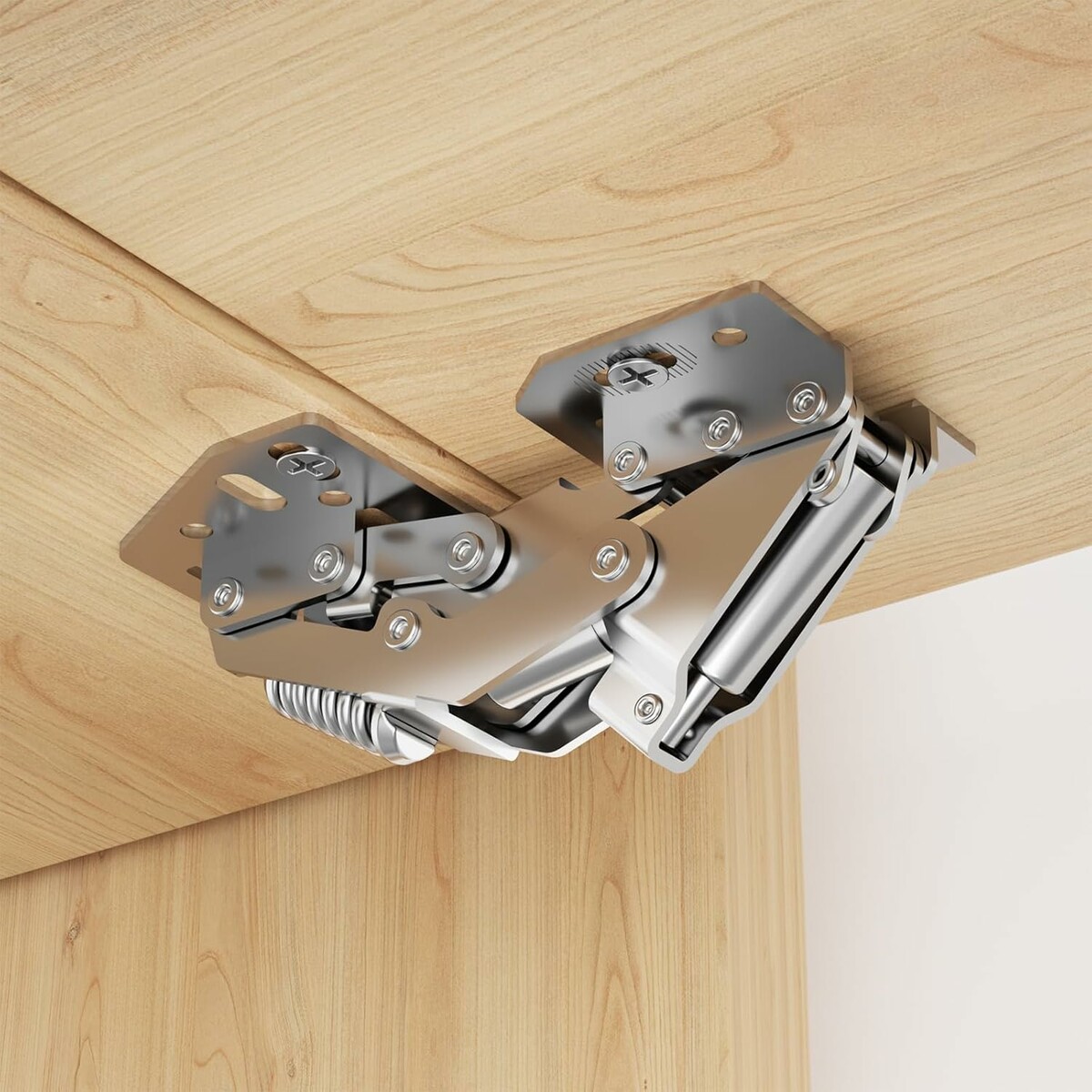 FURNIWARE Zawiasy meblowe 90 st Softclose 2 szt bez wiercenia