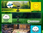 HoneyFair Projektor Laserowy Zielony IP67 – oświetlenie ogrodowe – zdjęcie 5