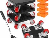 Druuzyl Zestaw 4 kolek meblowych 360 st - nosnosc 500 kg – zdjęcie 1