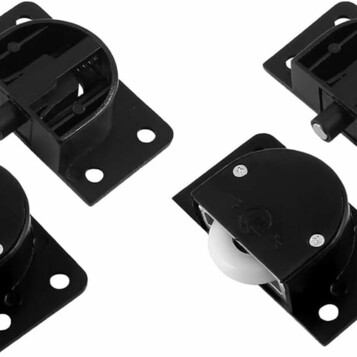 Rolki do drzwi przesuwnych szafy 58x31 mm DUZEPA, stan: nowy