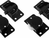 DUZEPA Rolki do drzwi przesuwnych szafy 58x31 mm - 2 pary – zdjęcie 1