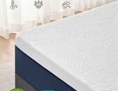 VASAGLE Materac piankowy 90x200 cm H3 - materac do pokoju młodzieżowego – zdjęcie 5