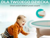 SafeMate Piankowe ochraniacze na krawedzie i naroznik mebli – zdjęcie 3