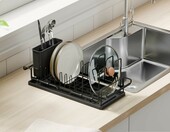 Erreke Ociekacz rozsuwany do zlewu 38-50 cm - czarny – zdjęcie 3