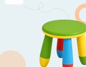 Relaxdays Zestaw stolik i 2 stołki – komplet mebli do pokoju dziecięcego – zdjęcie 3