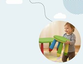 Relaxdays Zestaw stolik i 2 stołki – komplet mebli do pokoju dziecięcego – zdjęcie 5