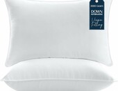 Utopia Bedding Poduszki do spania 50x70 cm, zestaw 2 sztuk, białe – zdjęcie 1