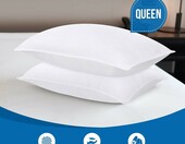 Utopia Bedding Poduszki do spania 50x70 cm, zestaw 2 sztuk, białe – zdjęcie 2