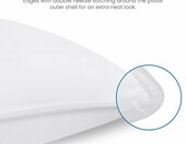 Utopia Bedding Poduszki do spania 50x70 cm, zestaw 2 sztuk, białe – zdjęcie 3