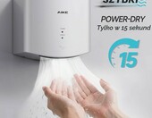 AIKE Suszarka do rąk bezdotykowa 1400W, srebrna – zdjęcie 2