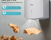 AIKE Suszarka do rąk bezdotykowa 1400W, srebrna – zdjęcie 3