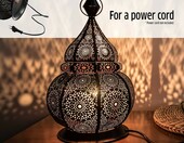 Gadgy Marokański Lampion Metalowy 36 cm, ręcznie wykonany – zdjęcie 4