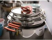 Tefal Opti'Space Zestaw 3 garnków 18/20/24 cm ze stali nierdzewnej – zdjęcie 2