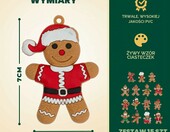 Festive Fix ozdoby piernikowe 15 szt. – zawieszki świąteczne – zdjęcie 3