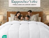 Utopia Bedding Kołdra całoroczna 200x220 cm, biała, 370 GSM – zdjęcie 4