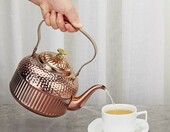 SANQIAHOME Czajnik ze stali nierdzewnej 1500 ml z zaparzaczem, miedziany – zdjęcie 4