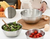 Chuner Zestaw 4 misek kuchennych ze stali nierdzewnej – zdjęcie 2